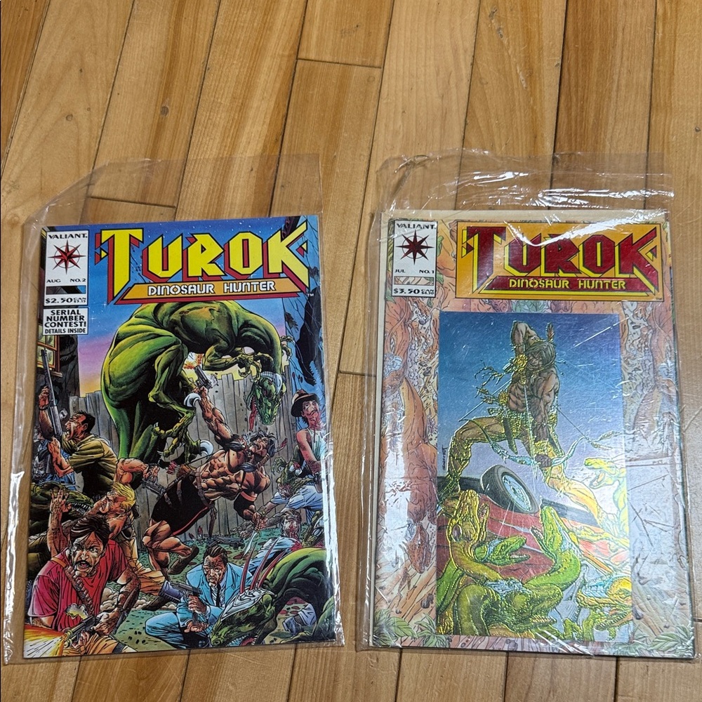 Turok Dinosaur Hunter Comic 2 books